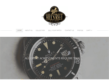 Tablet Screenshot of hillstreetwatchco.com